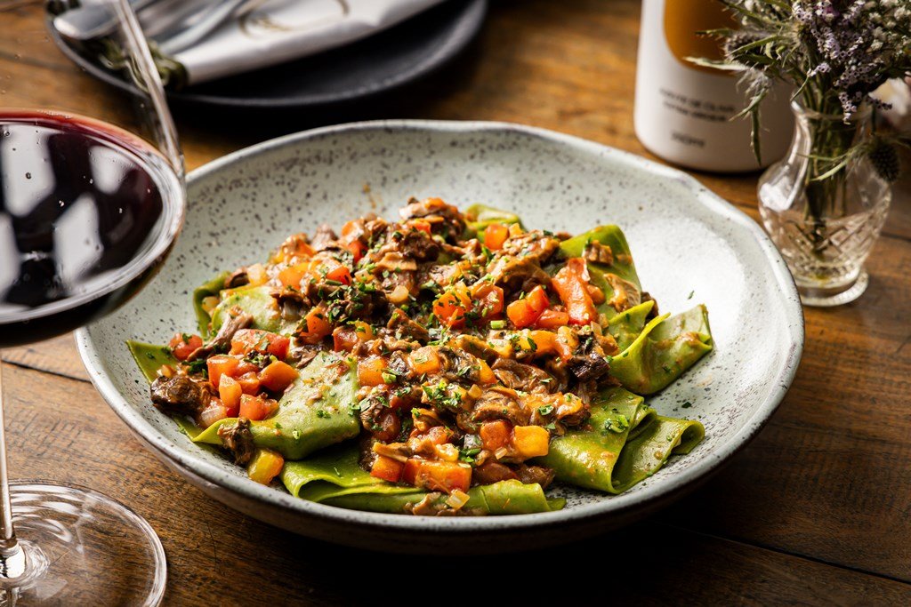 Mandilli al tocco di funzi - Mário Rodrigues Jr.